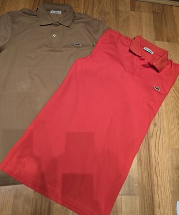 Majice: Majica na kratke rukave, L (EU 52), XL (EU 54), Lacoste, bоја - Crvena — 4