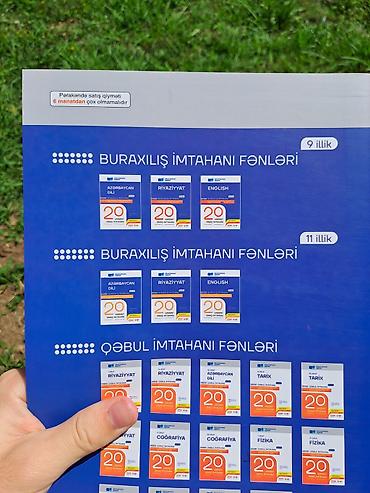 sintezator satılır: 20 sınaq riyaziyyat (qəbul üçün) 2ci qrup. qəti işlədilnəyib. 6 manata — 2