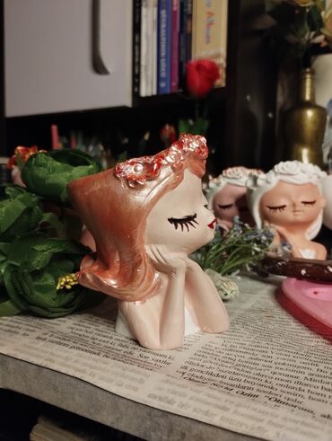 Fiqurlar: Fiqur, Gips, rəng - Ağ — 7