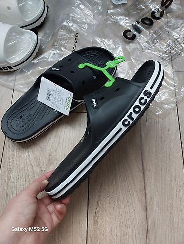 сланцы найк: Мужские сандалии, 43, 44, Crocs, Новый, цвет - Черный, Самовывоз — 1