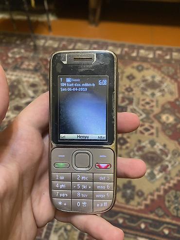 Nokia C2, rəng - Gümüşü, Düyməli