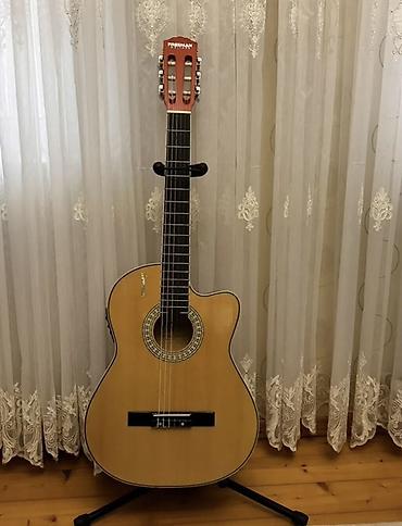 gitara usaq ucun: Freeman Gitara elektro classic- Tecili satilmalidi tezeden ferqlenmir — 5