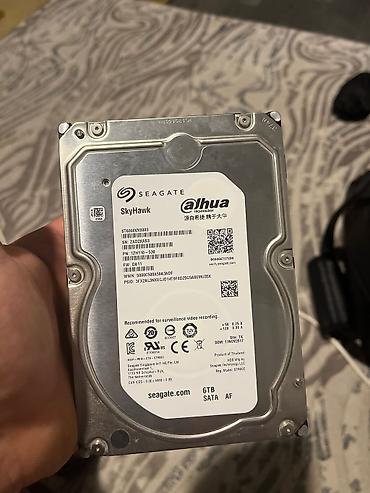 hdd caddy: 6TB HDD SEAGATE DAHUA tecili satilir 1 ay istifade olunub pul — 1