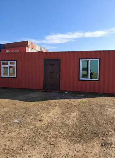 Konteynerlər: 🏠 12×2.5 m Yeni Konteyner Ev – 1 Salon + 1 Otaq, Hamam/Tualet 🚿 — 3