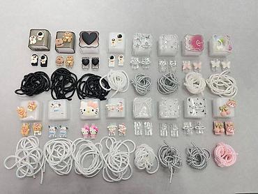 Брелоки: Брелоки‑подвески из бусин для ключей/телефона - Ручная сборка из — 13