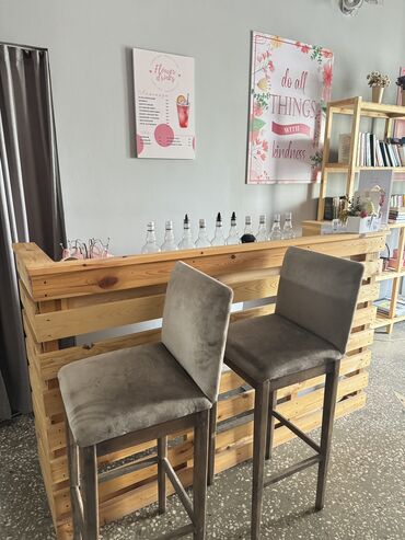 бу мебель кара балта: Продаю барную стойку и барные стулья 
В хорошем состоянии