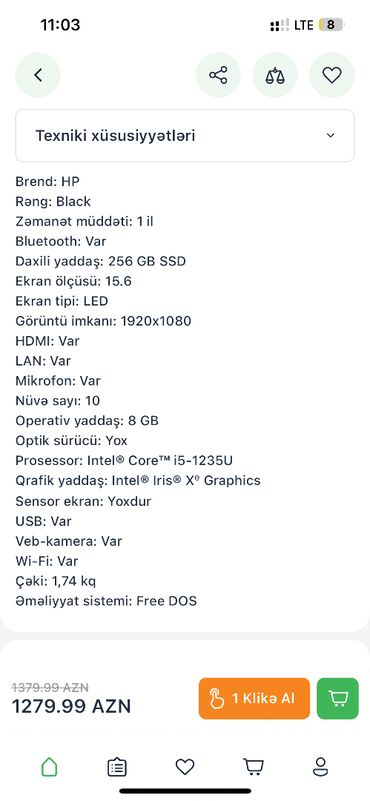 notebook ucuz: Intel Core i5, 8 GB, 15.6 "