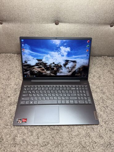 очки для компьютера: Ноутбук, Lenovo, 16 ГБ ОЗУ, AMD Ryzen 7, 15.6 ", Б/у, Для работы, учебы, память SSD