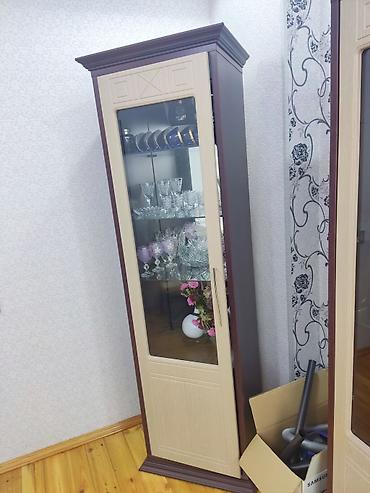 servant: Qonaq otağı üçün vitrin və kosmetik/komod dəsti - Dizayn: Açıq ağac — 2
