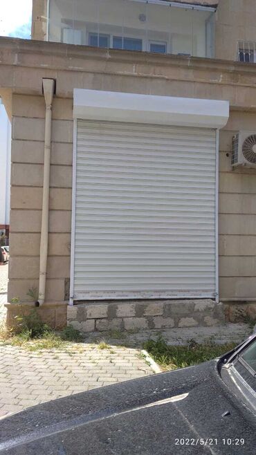 Giriş qapıları: Rulon ştoru, Kredit yoxdur, rəng - Boz