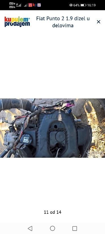 Ostalo: Fiat Punto II 1.9 JTD/dizel – u delovima Raspoloživi originalni — 11