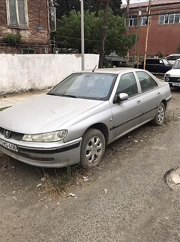 təkər olculəri: Peugeot 406 sedan - Kuzov: sedan, gümüşü rəng - Nömrə nişanı — 2