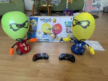 oyuncaq demir masinlar: Бу Игрушка YCOO роботы с шариками, в отличном состоянии