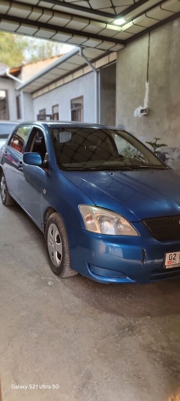 авто газель: Toyota Corolla: 2003 г., 1.6 л, Механика, Бензин, Хэтчбэк