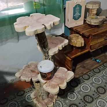 Полки, этажерки для цветов: Полка, этажерка для цветов, Дерево — 7