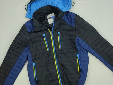 niebieska bluzka h m: Transitional jacket, 10 years, 134-140 cm, condition - Very good