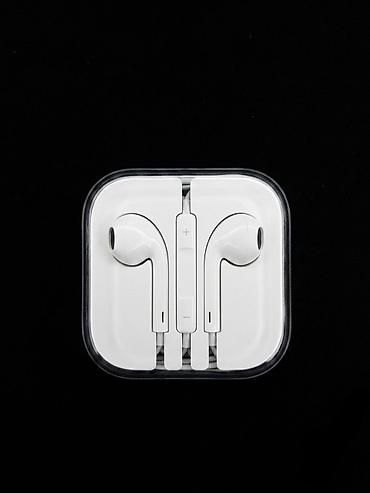iphon se: İşlənmiş Simli Qulaqcıqlar, Apple, rəng - Ağ — 2