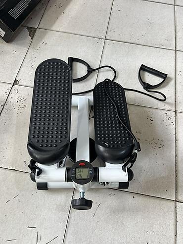 Mini stepper trenajor – elastik rezin tutacaqlarla - İki geniş
