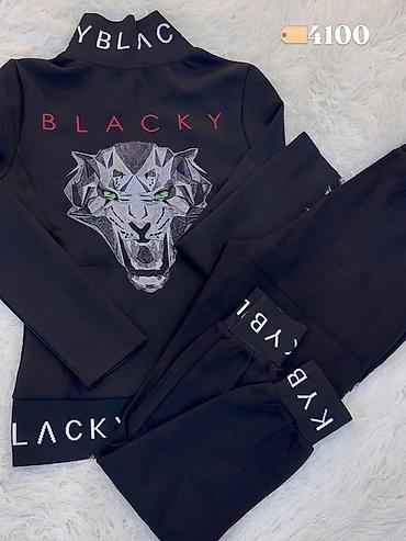 одежда дордой: Спортивный костюм BLACKY (джемпер + брюки), черный. ЖАЛАЛ АБАД!! Г — 2