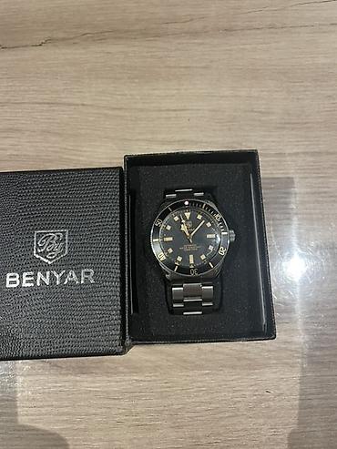 Benyar kişi qol saatı – avtomatik mexanizmli, paslanmayan poladdan