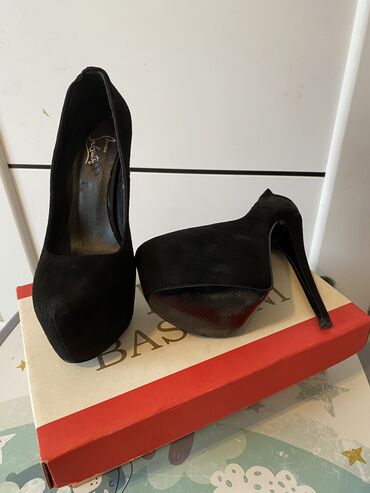 Tuflilər: Tuflilər, Ölçü: 37, rəng - Qara, İşlənmiş — 4