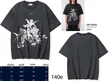 Majice: Men's T-shirt Off-White, bоја - Crna — 17