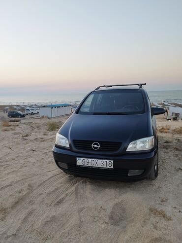 Opel: Opel Zafira (A seriyası) miniven - Kuzov: tünd mavi, 5 qapılı - — 2