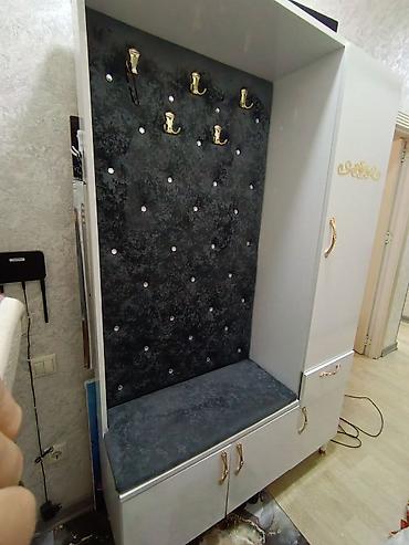 Ayaqqabı dolabları: İşlənmiş, 4 qapılı, Ağ, Taxta Ayaqqabı dolabı — 2