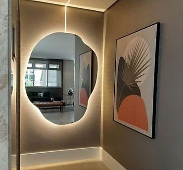 Güzgülər: Güzgü Divar üçün, Dekorativ, Arxa işıqlı — 6