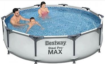 бассеин: Каркасный бассейн Bestway Steel Pro Max 305 - Тип: каркасный, круглый — 4