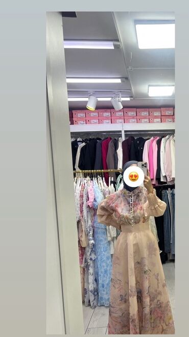 длинное бордовое платье: Күнүмдүк көйнөк, Күз-жаз, Узун модель, M (EU 38), Стандарт
