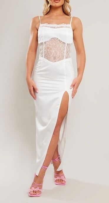 haljine za plazu: Pretty M (EU 38), color - White, Other style, With the straps