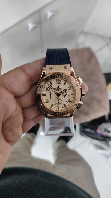 Qol saatları: Yeni, Qol saatı, Hublot, rəng - Qızılı — 9