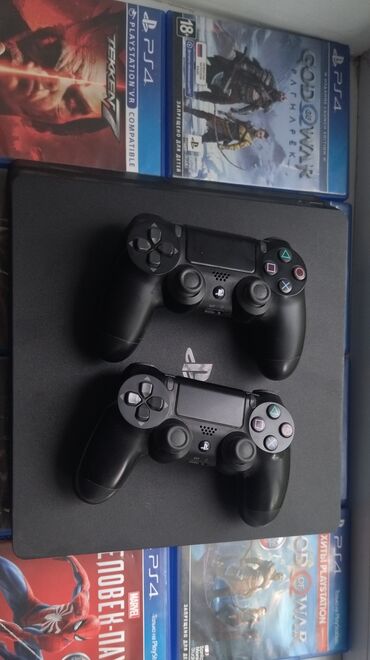 игры на пс3 купить: PS4 slim объем - 1000гб Не прошитая консоль В комплекте: 2 геймпада