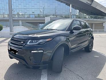 start stop: Range Rover Evoque, qara rəng, 5 qapılı premium kompakt SUV. Əsas — 2