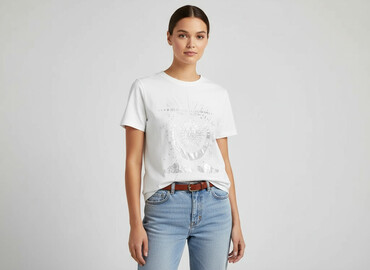 T-shirty: Sinsay, T-shirt damski, rozmiar S
