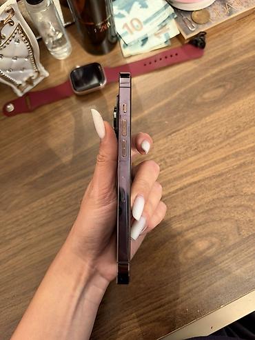 iphone plata: IPhone 14 Pro, 128 GB, Deep Purple, Face ID — 9