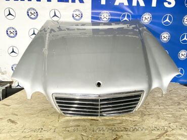 решетка спринтера: Капот Mercedes-Benz Б/у, цвет - Серебристый, Оригинал