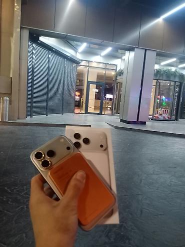 iphone c: IPhone 17 Pro Max, Б/у, 2 ТБ, Серебристый, Коробка, 100 % — 1