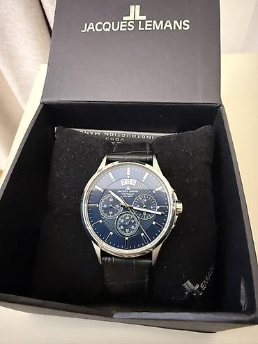 Кол сааттар: Jacques Lemans Chronograph мужские наручные часы новые отличный — 4