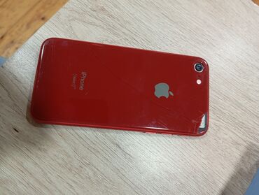 iphone 8 korpus: IPhone 8, 64 GB, Qırmızı, Barmaq izi