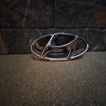 hyundai emblem: Hyundai arxa loqosu ( emblemi ) orijinal xrom örtüklü — 1