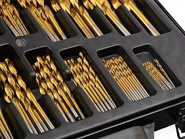 Burgije: Set spiralnih burgija u koferu – višedeljni komplet - Veliki komplet — 4