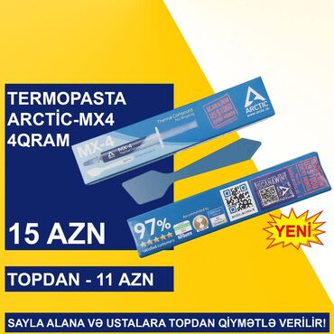 Termopasta: Termopastalar və Termopadlar SAYLA ALANA VƏ USTALARA TOPDAN QİYMƏTLƏ — 10