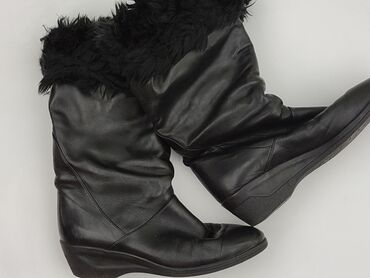 buty na koturnie w ccc: Salamander, High boots for women, size 40