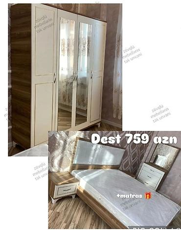 guzgu termo: İkinəfərlik çarpayı, Dolab, 2 tumba, Termo, Azərbaycan, Yeni — 5