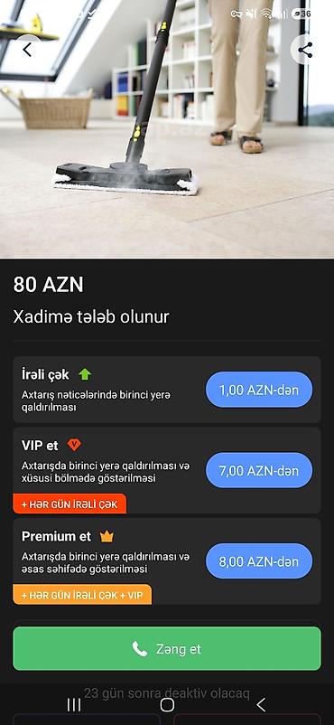 ford transit icare: Təmizlik | Mənzillər | Ümumi təmizlik — 1