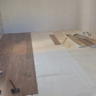 Döşəmə işləri: Laminat ustasi 3 azn laminatin yuksek seviyede vurulub tehvil — 7