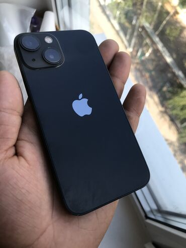 Apple iPhone: IPhone 13 mini, 128 GB, Qara, Zəmanət, Kredit, Qırıq