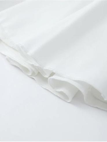 перчатки белые: Юбка, Модель юбки: Пышная, Мини, По талии — 6